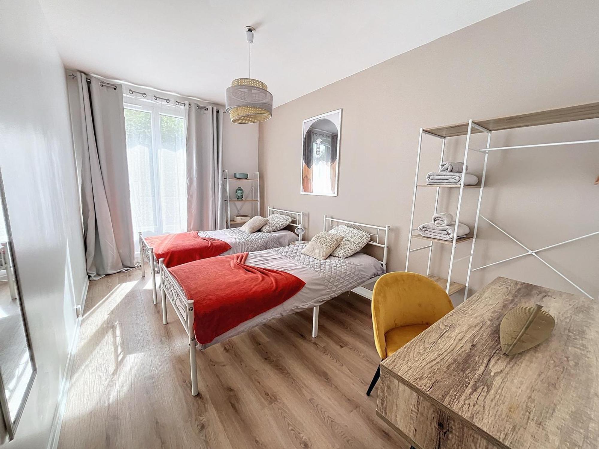Appart Xl "So Zen" - 3 Chambres - 8 Pers - 20Mn To Paris 昂吉安班斯 外观 照片